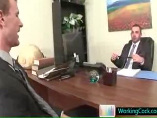 Job interview resulting in extraordinary steamy gay adult movie By Workingcock